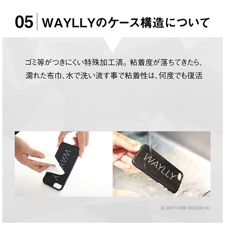 iPhone X専用WAYLLY(ウェイリー)コラボJORIART SUNNY SIDE UPディティール画像5